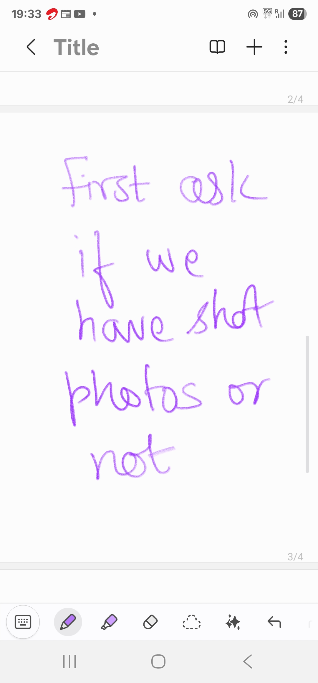 user photos